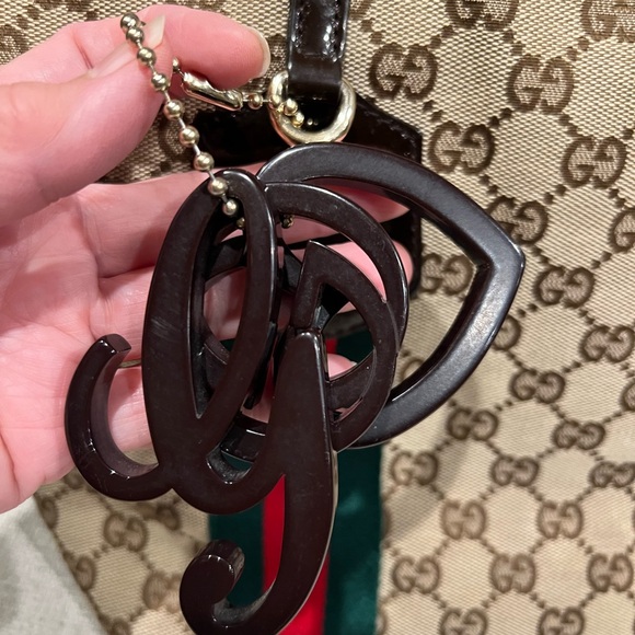 Gucci Sherry line Beige and Brown Tote Bag - Picture 8 of 12